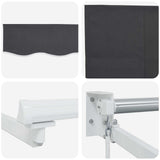 Manual Retractable Awning with LEDs 4 x 2 m 3419230