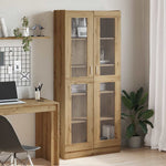 Highboard Artisan Oak 82.5x30.5x185 cm Engineered Wood 3318721