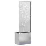 Garden Privacy Screen Sliver 50 x 150 cm Stainless steel 876459