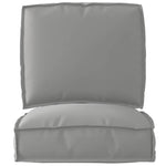 Pallet Cushion Set 2 pcs Grey 50 x 50 x 12 cm Oxford fabric 3329040
