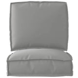 Pallet Cushion Set 2 pcs Grey 50 x 50 x 12 cm Oxford fabric 3329040