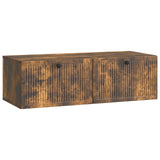 Wall-Mounted TV Cabinet Wall-mounted Smoked Oak 98 x 41 x 30 cm 898020