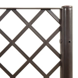 Garden Planter with Trellis Brown 200x160x142 cm PP 367945