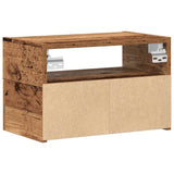 ZNTS Wall-mounted Bedside Cabinets 2 pcs Old Wood 45x26x28.5 cm 858611