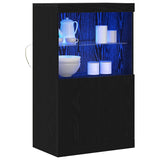 LED Sideboard Black 60 x 37 x 100 cm Engineered Wood 863035