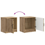 Bedside Cabinet 2 pcs Artisan Oak 43 x 34.5 x 47 cm 895734