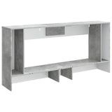 Console Table Concrete Grey 155 x 29 x 74 cm Engineered Wood 899889