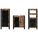 Bathroom Furniture Set 3 pcs Multicolour Solid Reclaimed Wood 3305629