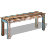 243454 Bench Solid Reclaimed Wood 110x35x45 cm