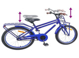 Kids Bike 22 Inches for 7-12 Years Old Dark Blue 42009288