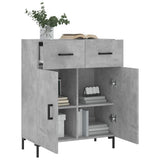 Sideboard Concrete Grey 69.5x34x90 cm Engineered Wood 827984