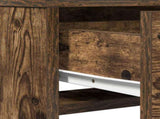 Dressing Table Smoked Oak 50 x 41 x 135 cm Engineered Wood 865095