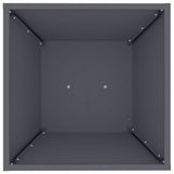Pillar Planter 2 pcs Anthracite 40 x 40 x 100 cm 873857