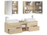 Bathroom Furniture Set 5 pcs Sonoma Oak 3406849