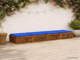 4-Piece Seat Cushions SOEST 4 pcs 100% Polyester Royal Blue 944676