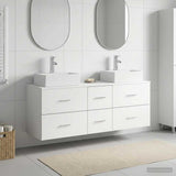 Bathroom Cabinet Set 3 pcs White 49.5 x 41 x 62.5 cm 3405843