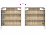 Bathroom Cabinet Set 5 pcs Sonoma Oak Engineered Wood 3406449