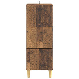 Drawer Cabinet Old Wood 33 x 34.5 x 90 cm Engineered Wood 895083