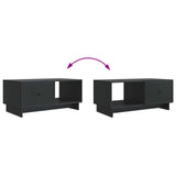 Coffee Table Black 90 x 50 x 40 cm Engineered Wood 894036