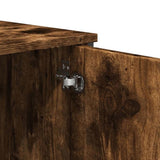 Console Table Smoked Oak 100x35x74.5 cm Engineered Wood 848536