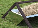 Livestock Feeding Trough Silver 111 x 76 x 38 cm 874662