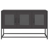 ZNTS TV Cabinet Black 100.5x39x60.5 cm Cold-rolled Steel 853338