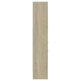 Book Cabinet Sonoma Oak 40x35x180 cm Engineered Wood 803419
