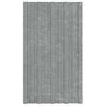 Roof Panels 12 pcs Galvanised Steel Silver 80x45 cm 317209