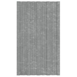Roof Panels 36 pcs Galvanised Steel Silver 80x45 cm 317210