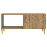 Coffee Table Artisan Oak 90 x 50 x 40 cm Engineered Wood 895194