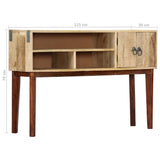 Console Table 115x30x76 cm Solid Rough Mango Wood 282746