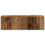4 Piece TV Cabinet Set Wall-mounted Old Wood Engineered Wood 3329017