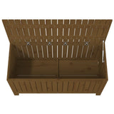 Garden Storage Box Honey Brown 115x49x60 cm Solid Wood Pine 823839