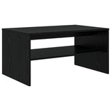 Coffee Table Black Oak 80 x 50 x 40 cm Engineered Wood 8000277