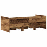 Daybed with Headboard Old Wood 90 x 190 cm Engineered Wood 3333996
