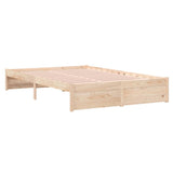 Bed Frame without Mattress Solid Wood 120x200 cm 814944