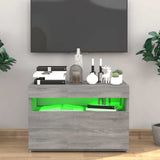 TV Cabinet with LED Lights Grey Sonoma 60x35x40 cm 815680