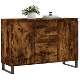 Sideboard Smoked Oak 101.5x35x70 cm Engineered Wood 827217