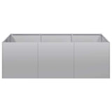 Planter 120x80x40 cm Galvanised Steel 860750