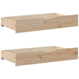 Bed Frame without Mattress 90x200 cm Solid Wood Pine 3309836