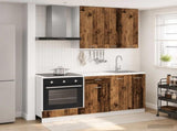 Kitchen Unit LYON 5 pcs Old Wood Engineered Wood 3438225