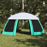 ZNTS Pool Tent with Removable Fly & Mesh Walls Sea Green 510x510 cm 4100635