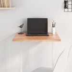 Table Top Light Brown 60x60x2 cm Treated Solid Wood Oak 3156350