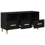 TV Cabinet Black Oak 102 x 36 x 50 cm Engineered Wood 8004201