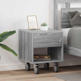 Bedside Table 2 pcs Grey Sonoma 40.5 x 40 x 48 cm 891067