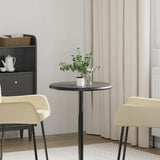 Table Top Black Marble 50x2.5 cm Durable Table Top Round 149193
