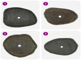 Wash Basin Grey 65 x 50 x 6 cm River Stone 4103955