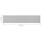 Carpet Runner Light Grey 80x400 cm 326997