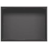 Garden Planter 2 pcs Black 40 x 30 x 30 cm Cold-rolled Steel 8005191