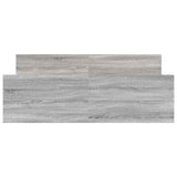 Bed Frame without Mattress Grey Sonoma 150x200 cm King Size 3203759
